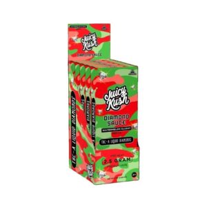 JUICY KUSH DIAMOND SAUCE THC-A LIQUID DIAMOND 2.5GM DISPO 5CT/ BOX