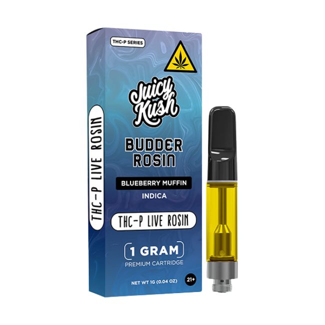 JUICY KUSH BUDDER ROSIN THC-P LIVE ROSIN 1GM CART 5CT/ BOX
