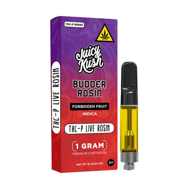 JUICY KUSH BUDDER ROSIN THC-P LIVE ROSIN 1GM CART 5CT/ BOX