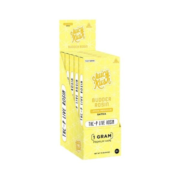 JUICY KUSH BUDDER ROSIN THC-P LIVE ROSIN 1GM DISPO 5CT/ BOX