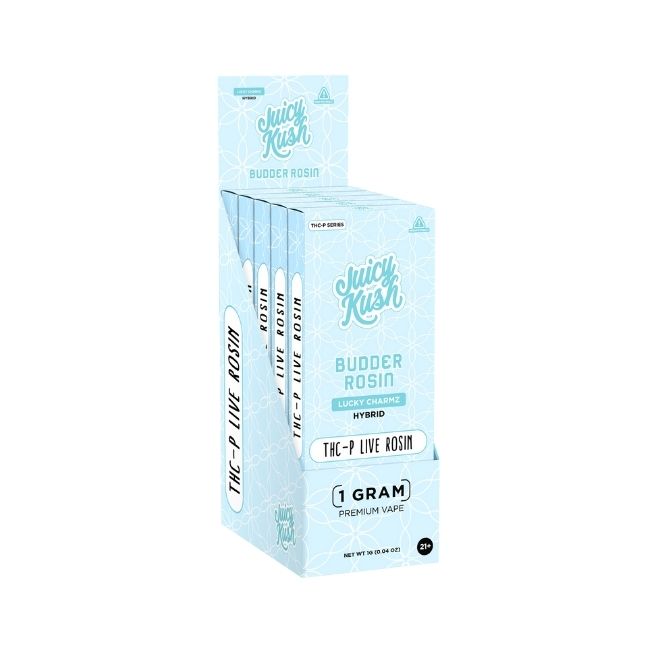 JUICY KUSH BUDDER ROSIN THC-P LIVE ROSIN 1GM DISPO 5CT/ BOX