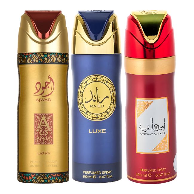 LATTAFA PERFUMED SPRAY/ DEODORANT (MADE IN UAE) (200ML) 6.67FL.OZ BOTTLE
