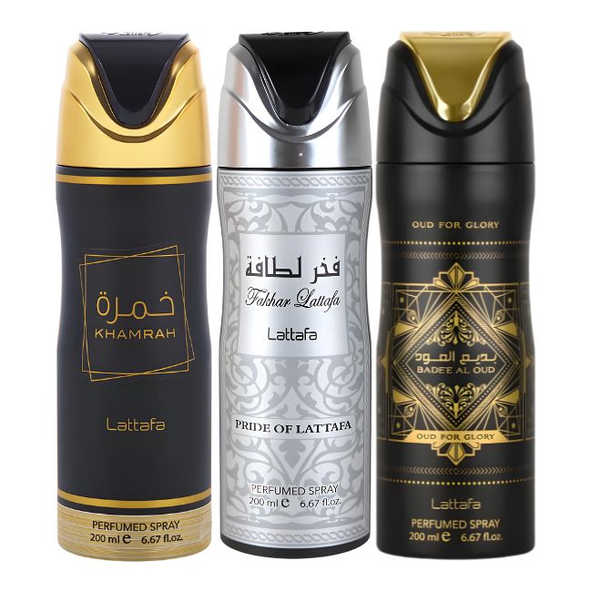 LATTAFA PERFUMED SPRAY/ DEODORANT (MADE IN UAE) (200ML) 6.67FL.OZ BOTTLE