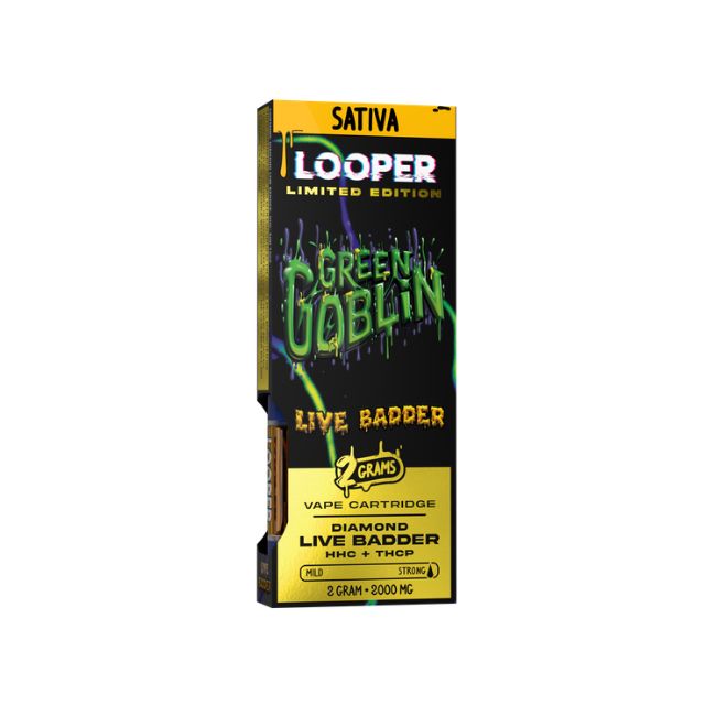 LOOPER DIAMOND LIVE BADDER + HHC + THC-P LIMITED EDITION 2GM CART 5CT/ BOX