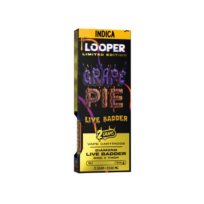 LOOPER DIAMOND LIVE BADDER + HHC + THC-P LIMITED EDITION 2GM CART 5CT/ BOX