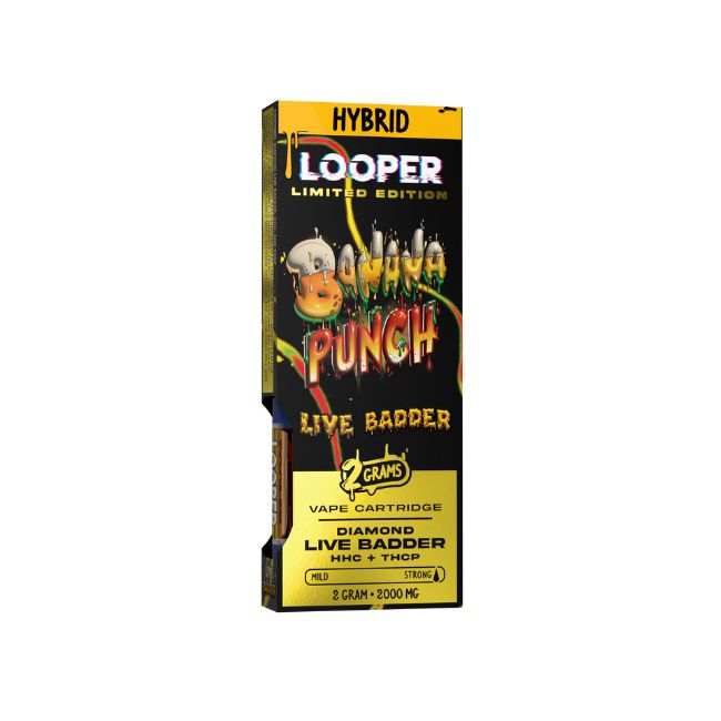 LOOPER DIAMOND LIVE BADDER + HHC + THC-P LIMITED EDITION 2GM CART 5CT/ BOX