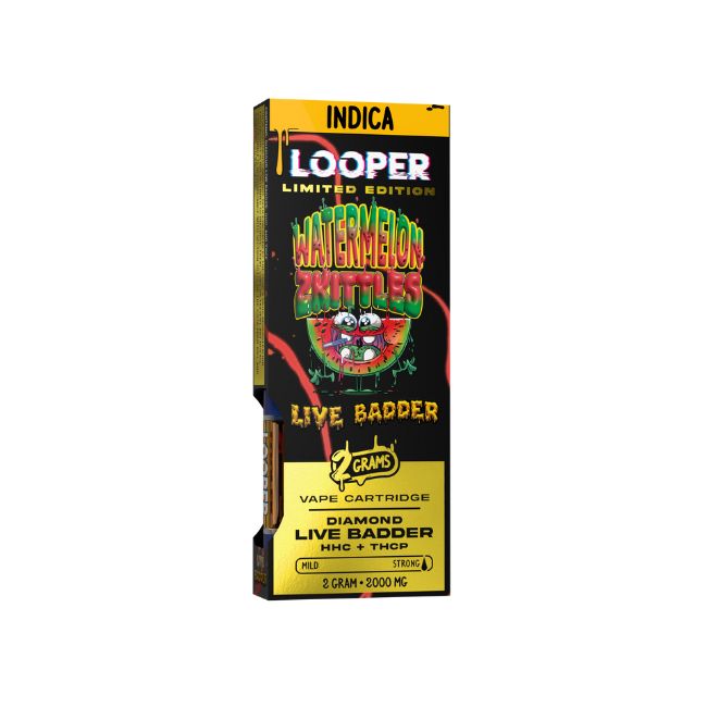 LOOPER DIAMOND LIVE BADDER + HHC + THC-P LIMITED EDITION 2GM CART 5CT/ BOX