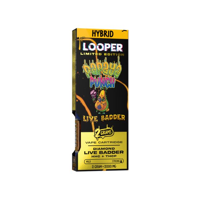 LOOPER DIAMOND LIVE BADDER + HHC + THC-P LIMITED EDITION 2GM CART 5CT/ BOX