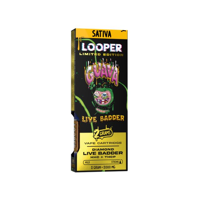 LOOPER DIAMOND LIVE BADDER + HHC + THC-P LIMITED EDITION 2GM CART 5CT/ BOX