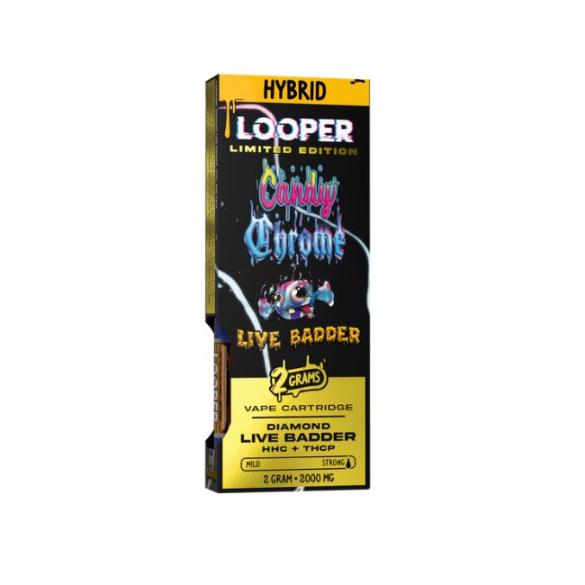 LOOPER DIAMOND LIVE BADDER + HHC + THC-P LIMITED EDITION 2GM CART 5CT/ BOX