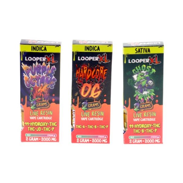 LOOPER XL 2GM LIVE RESIN CART 5CT/ BOX