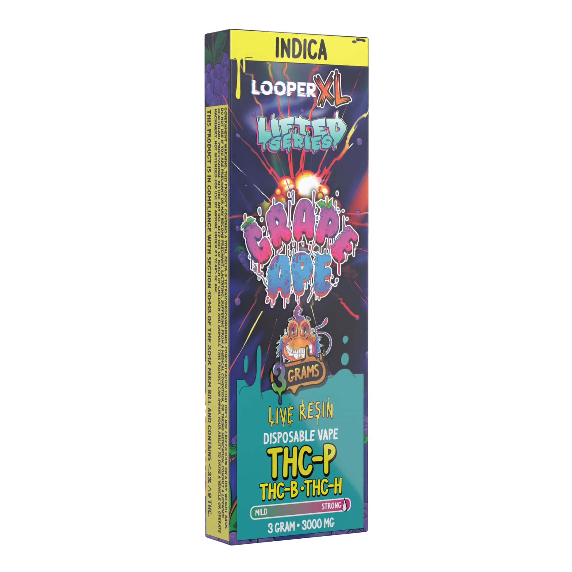 LOOPER XL LIFTED SERIES 3GM LIVE RESIN DISPO 5CT/ BOX