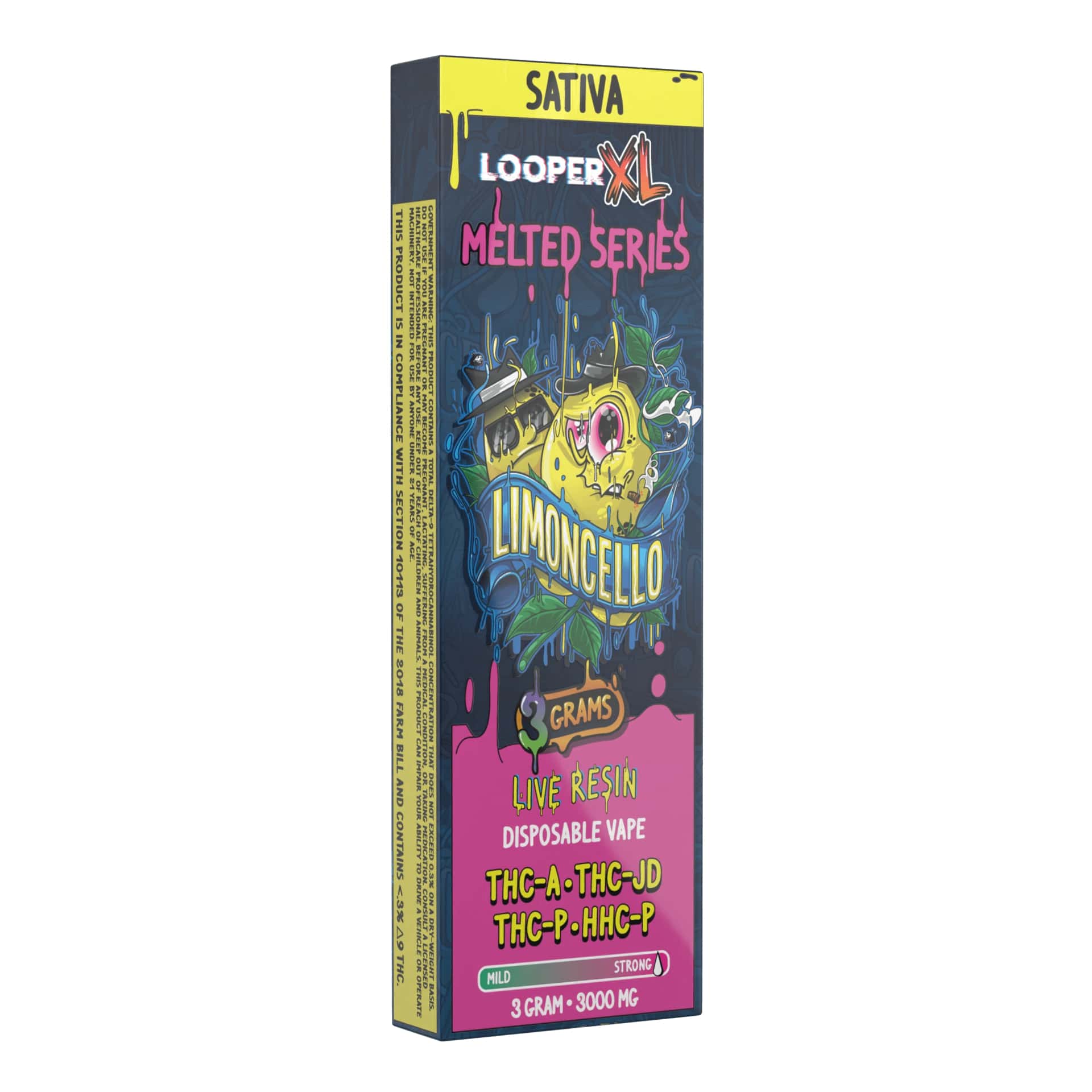 LOOPER XL MELTED SERIES 3GM LIVE RESIN DISPO 5CT/ BOX