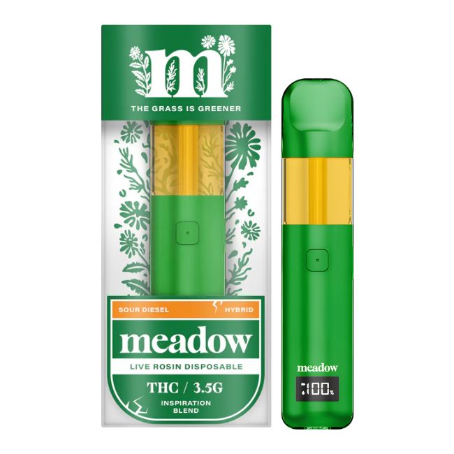 MEADOW THC LIVE ROSIN 3.5GM DISPO 6CT/ BOX