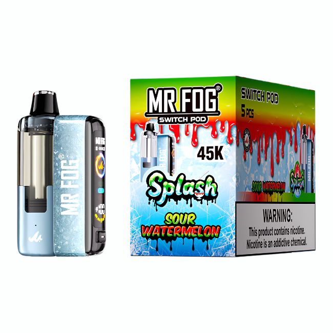 MR FOG SWITCH SPLASH 5% DISPOSABLE KIT (100ML) 45K PUFFS 5CT/ BOX
