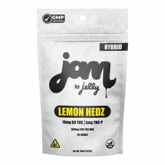 JAM BY JELLY D9 THC + THCP 300MG GUMMIES 20CT/ BAG