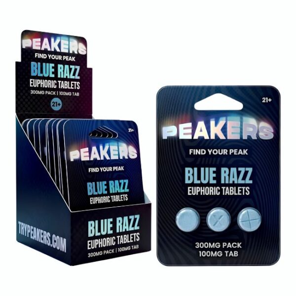 PEAKERS EUPHORIC NOOTROPICS 100MG PER TABLET 3CT/10PK