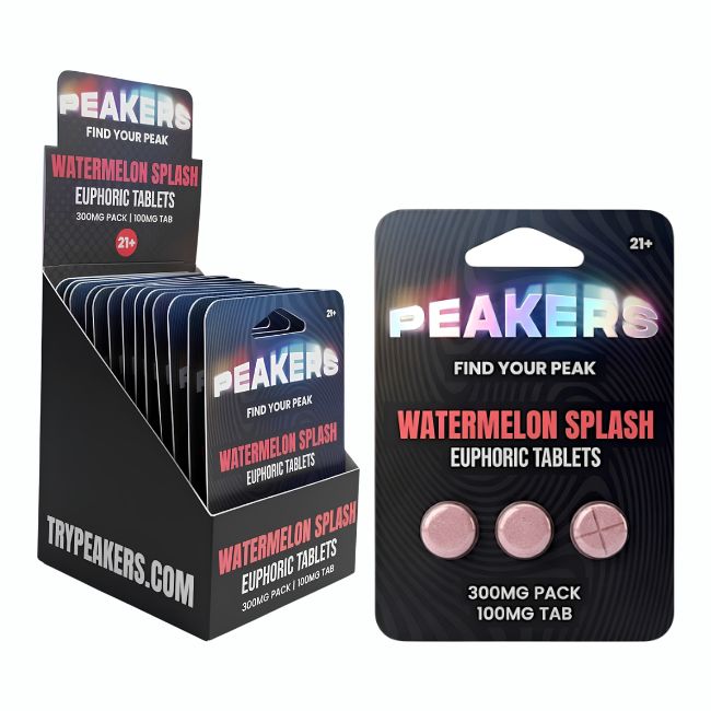 PEAKERS EUPHORIC NOOTROPICS 100MG PER TABLET 3CT/10PK