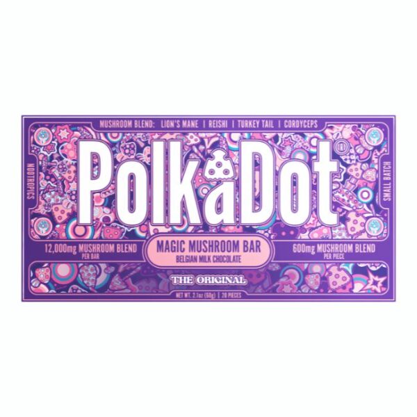 POLK A DOT MAGIC BLEND MUSHROOM 12,000MG CHOCOLATE BAR 10CT/ BOX