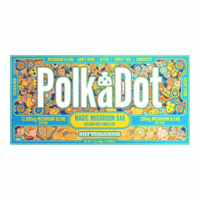 POLK A DOT MAGIC BLEND MUSHROOM 12,000MG CHOCOLATE BAR 10CT/ BOX