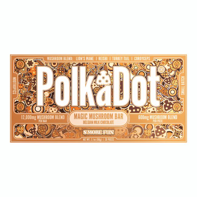 POLK A DOT MAGIC BLEND MUSHROOM 12,000MG CHOCOLATE BAR 10CT/ BOX