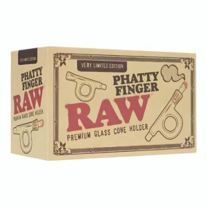 RAW PHATTY FINGER 12MM GLASS CONE HOLDER (VERY LIMITED EDI.) RAW PHATTY FINGER 12MM GLASS CONE HOLDER (VERY LIMITED EDI.)
