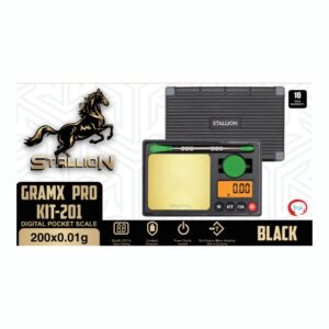 STALLION GRAMX PRO KIT-201 DIGITAL POCKET SCALE (200 X 0.01G) STALLION GRAMX PRO KIT-201 DIGITAL POCKET SCALE (200 X 0.01G)