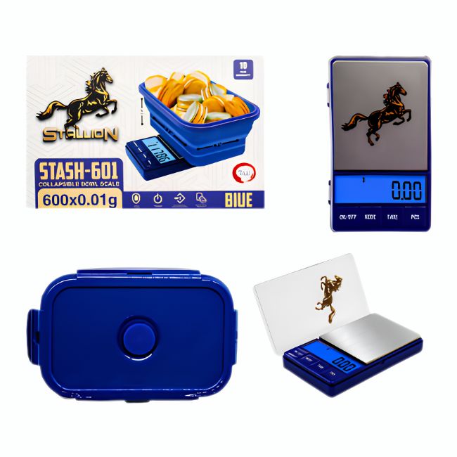 STALLION STASH-601 COLLAPSIBLE BOWL SCALE (600 X 0.01G)