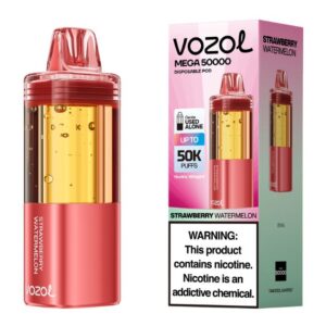 VOZOLMEGA50KPD001 VOZOL MEGA 5% DISPOSABLE POD (FOGER COMP.) (250ML) 50K PUFFS 10CT/ BOX