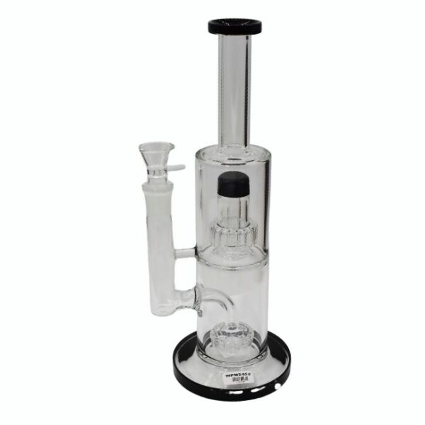 12'' DOUBLE SHOWERHEAD PERC WATER PIPE