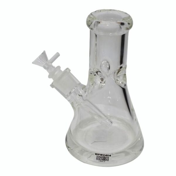 8.5'' CLEAR 9MM THICK BEAKER WATER PIPE