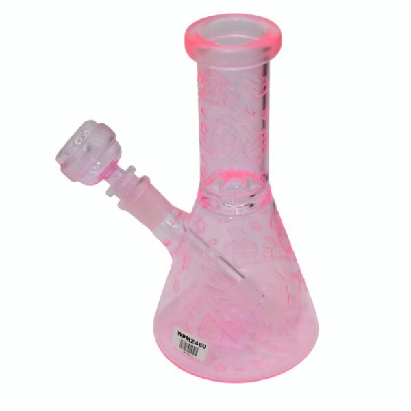 8.5'' OUTER SPACE PINK COLOR WATER PIPE