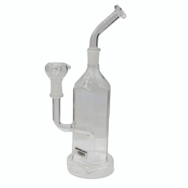 11'' CLEAR FANCY GLASS TUBE