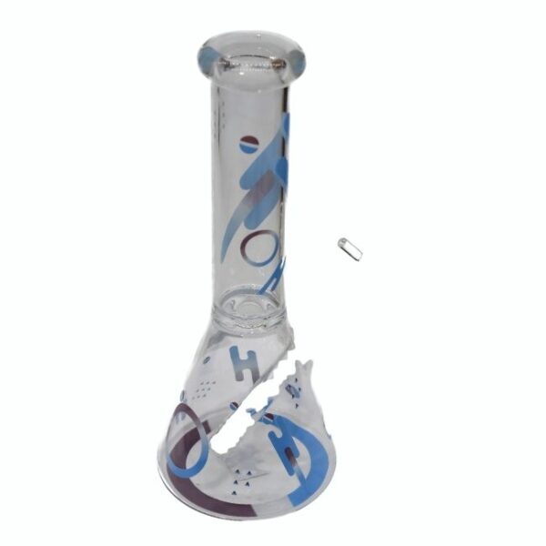 10'' FANCY PRINTED BEAKER WATER PIPE