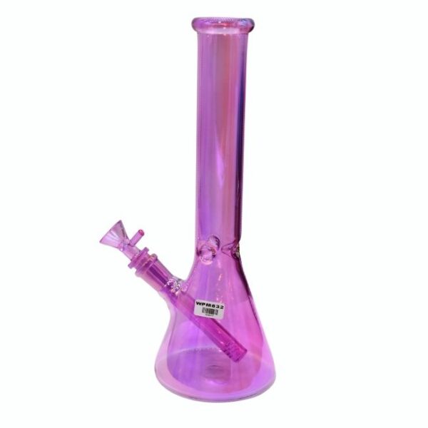 12'' METALLIC BEAKER WATER PIPE