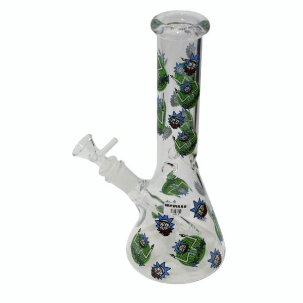 8.5'' MIX DESIGN GLASS WATER PIPE