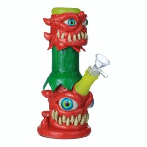 9” HEAVY ART GLASS WATER PIPE 9'' HEAVY ART GLASS WATER PIPE