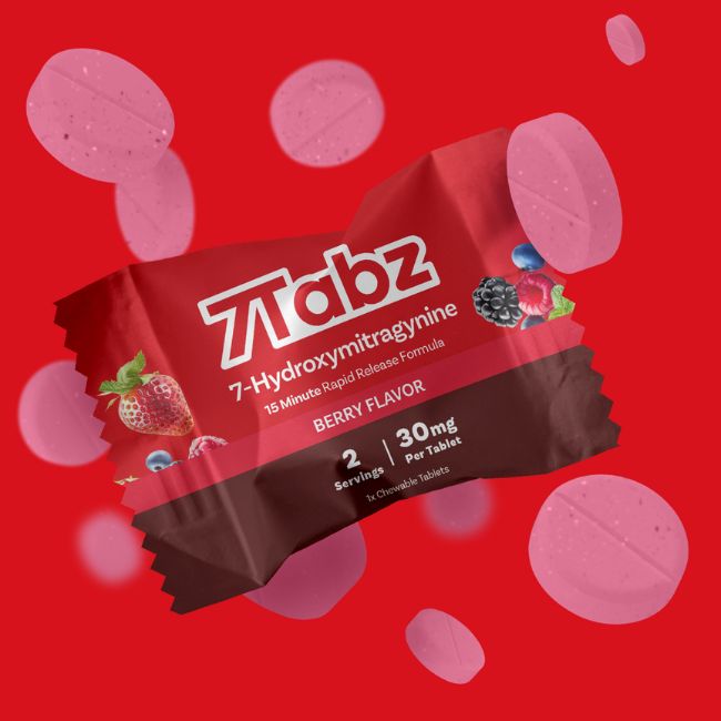 7TABZ HYDROXY PURE KRATOM LEAF EXTRACT 30MG PER TABLET 1CT/40PK