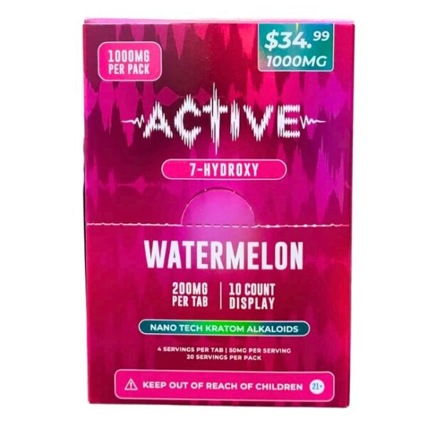 ACTIVE 7-HYDROXY + NANO TECH 200MG PER TABLET 5CT/10PK (PRE PRICED $34.99)
