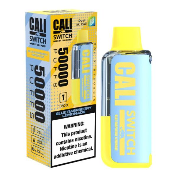 CALI SWITCH 5% DISPOSABLE POD (77.50ML) 50K PUFFS 5CT/ BOX