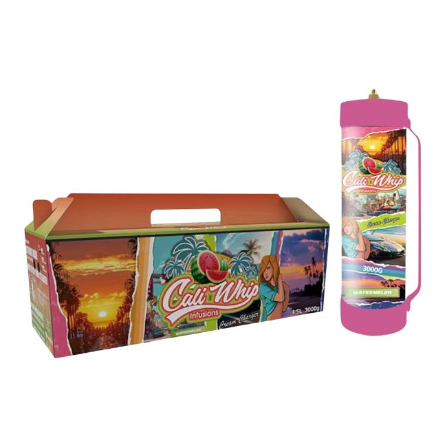 CALI WHIP INFUSION 3000G (4.5L) N2O CYLINDER CHARGER 1CT/ BOX