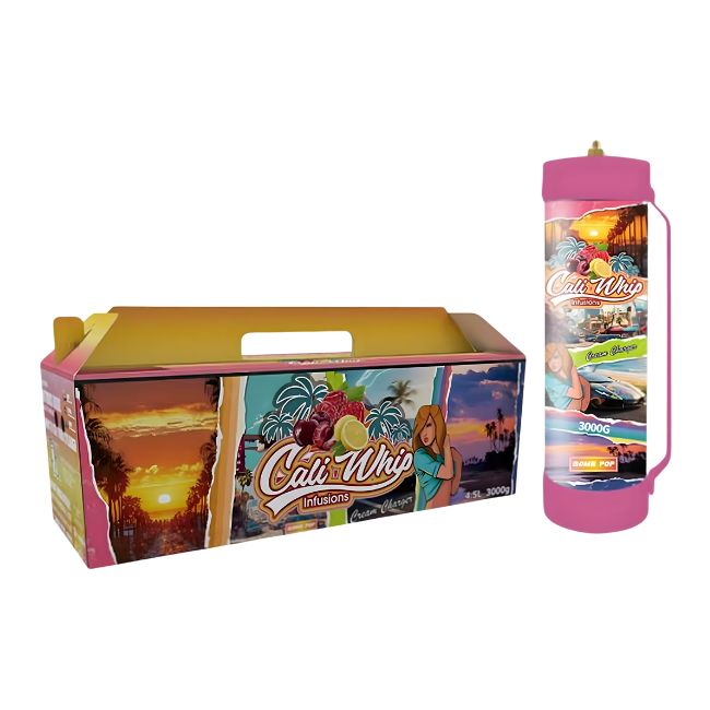 CALI WHIP INFUSION 3000G (4.5L) N2O CYLINDER CHARGER 1CT/ BOX