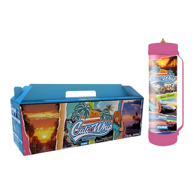 CALI WHIP INFUSION 3000G (4.5L) N2O CYLINDER CHARGER 1CT/ BOX