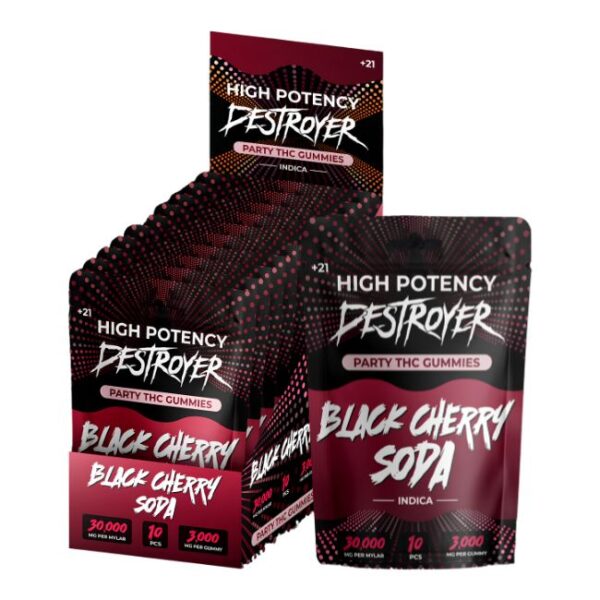 DESTROYER PARTY PACK THC 30,000MG GUMMIES 10CT/ BOX