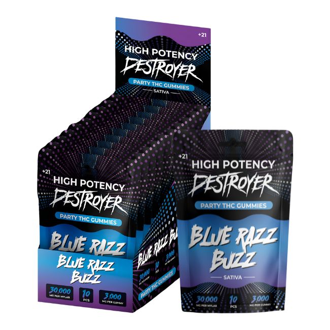 DESTROYER PARTY PACK THC 30,000MG GUMMIES 10CT/ BOX