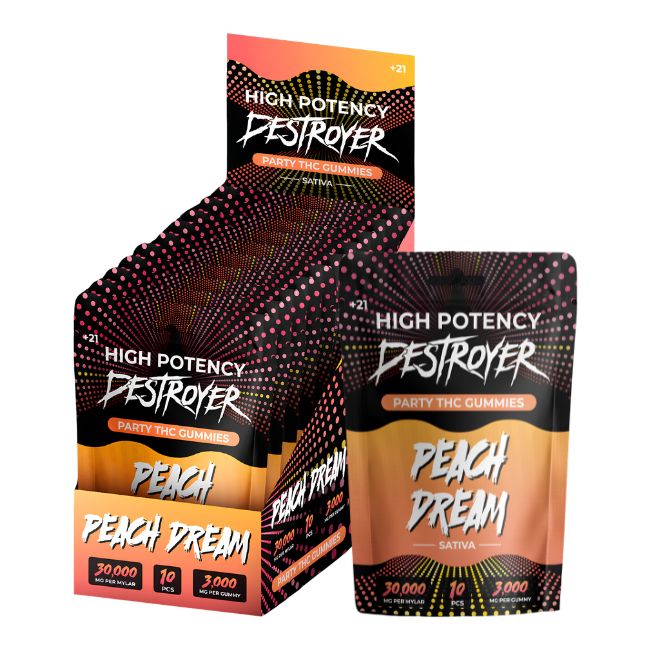 DESTROYER PARTY PACK THC 30,000MG GUMMIES 10CT/ BOX
