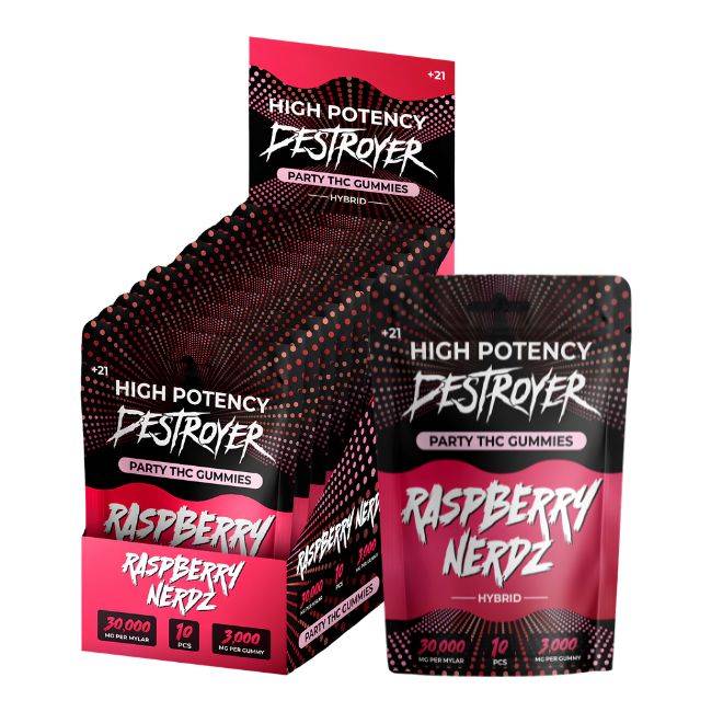 DESTROYER PARTY PACK THC 30,000MG GUMMIES 10CT/ BOX