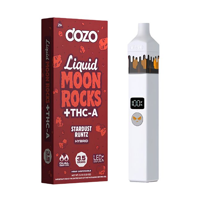 DOZO LIQUID MOON ROCKS + THC-A 3.5GM DISPO 5CT/ BOX