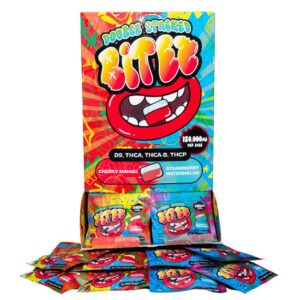 DOUBLE STACKED BITEZ D8+D9+THCP 2000MG X 60PK GUMMIES 60CT/ BOX