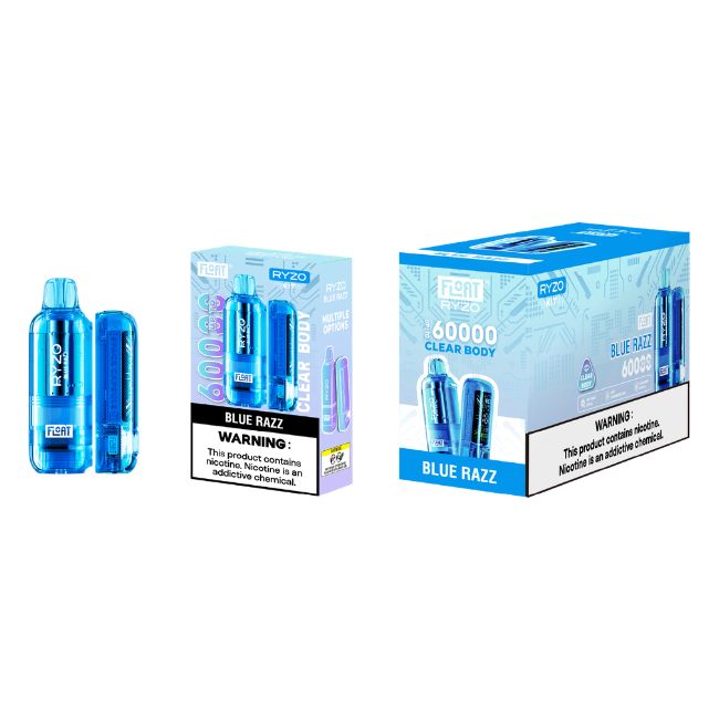 FLOAT RYZO 5% CLEAR BODY DISPOSABLE KIT (100ML) 60K PUFFS 5CT/ BOX